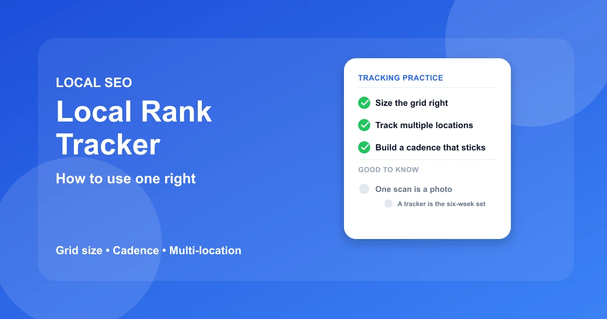 Local Rank Tracker: How to Use One Right | GBP SEO Tools Local Rank Tracker: How to Use One Right | GBP SEO Tools