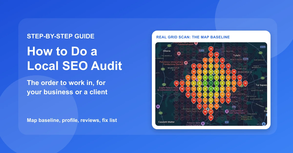 How to Do a Local SEO Audit in 6 Steps | GBP SEO Tools How to Do a Local SEO Audit in 6 Steps | GBP SEO Tools
