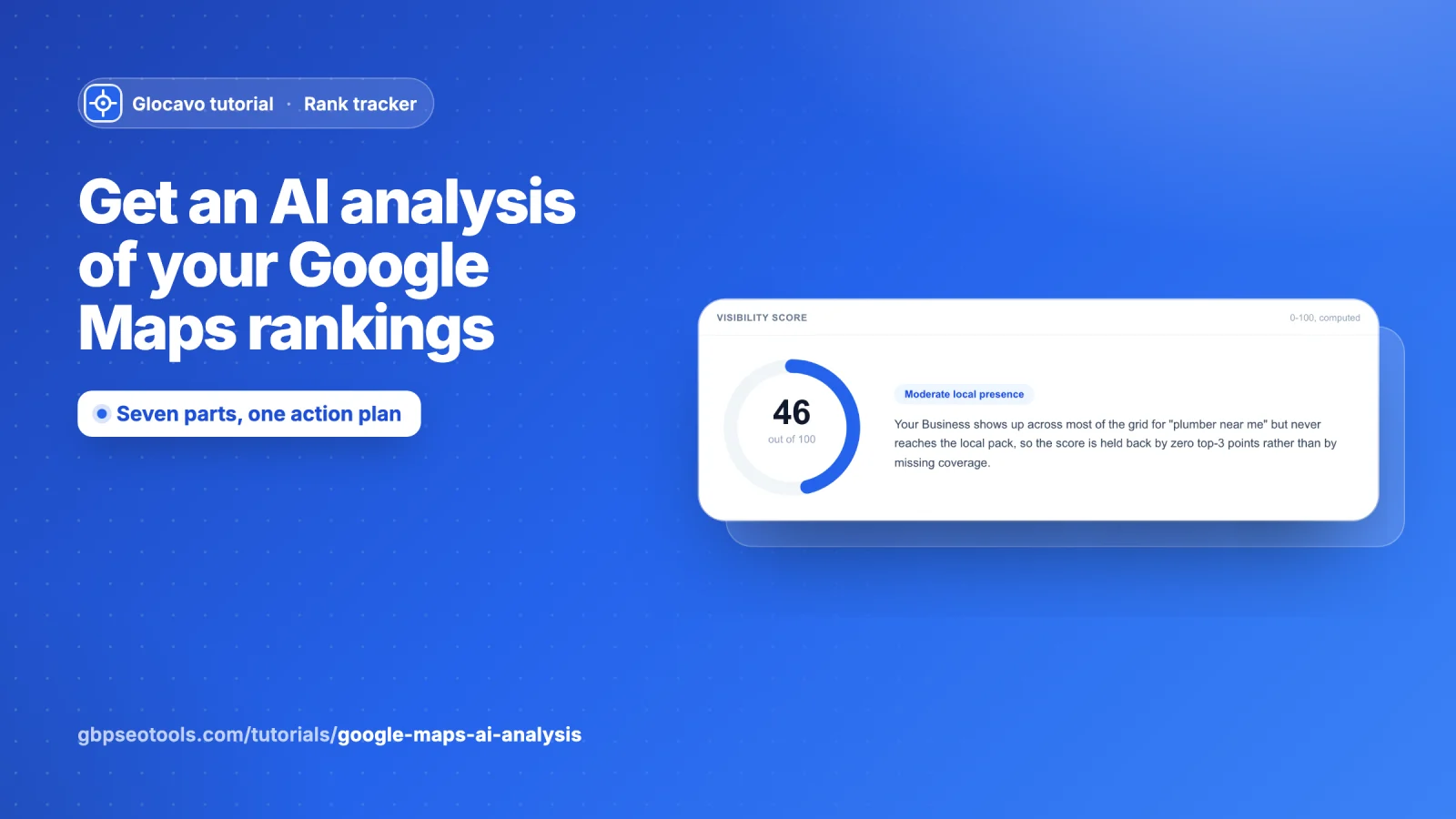 Get an AI analysis of your Google Maps rankings