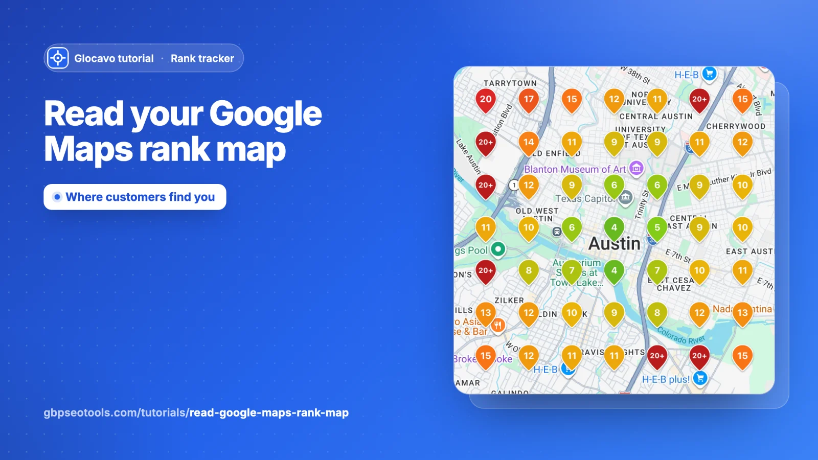 Read your Google Maps rank map