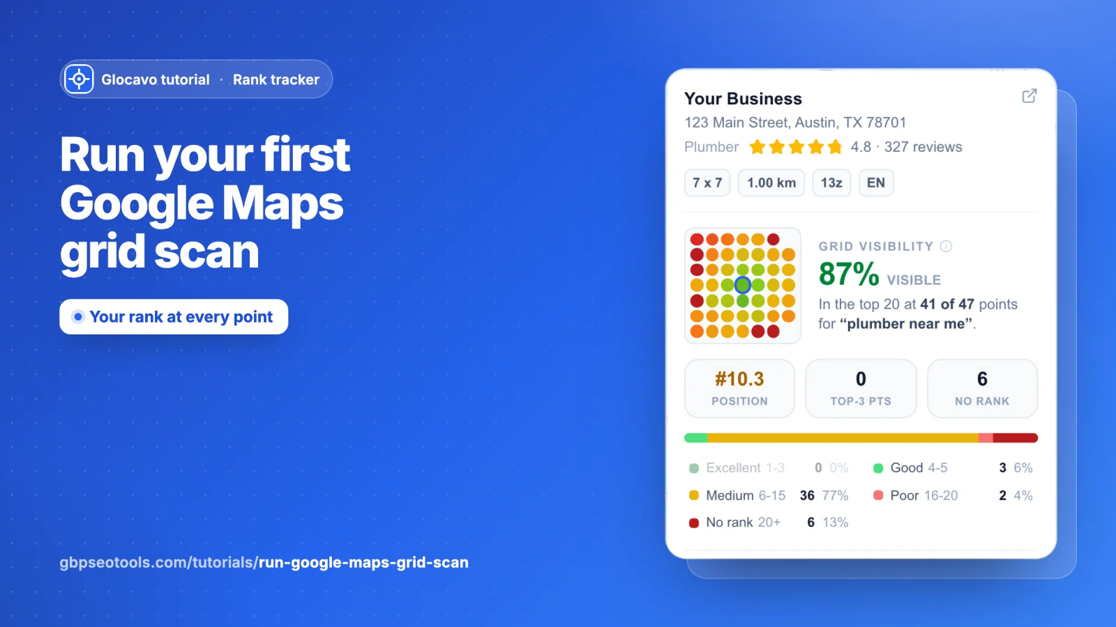 Run your first Google Maps grid scan